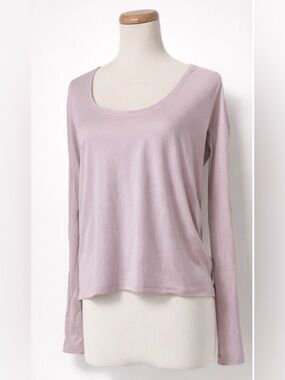 [Lululemon] Taryn Toomey Heart Opener Long Sleeve Top Faint Mauve Sz: 6